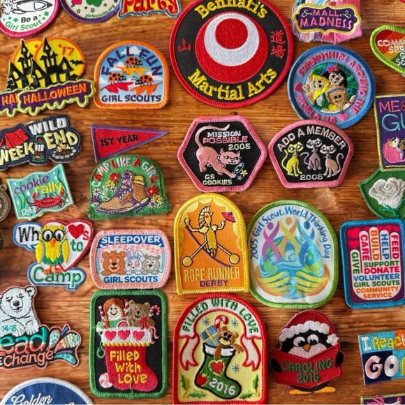Large Lot of Patches, Pins, & Insignia – Girl Scouts & Misc - Picture 11 of 15